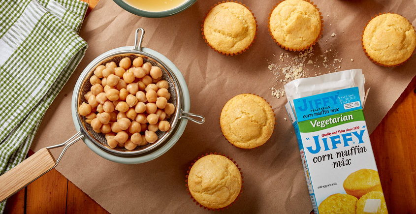 Corn Muffins with Plant-Based Ingredients